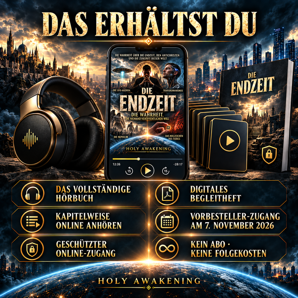 DAS GEHEIMNIS DER ENDZEIT – Hörbuch (Vorbestellung)
