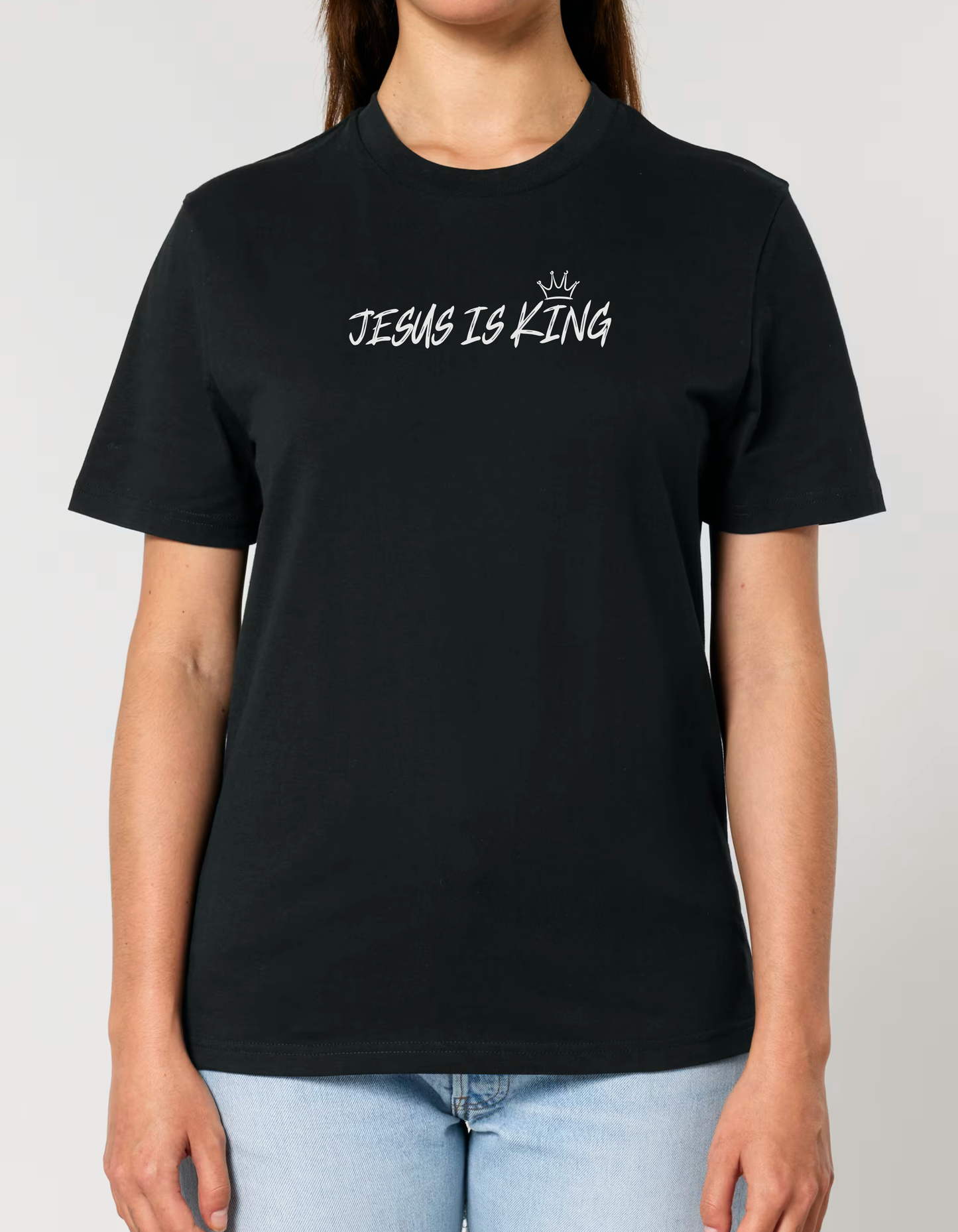 Jesus is King - Basic T-Shirt (Frontdruck)