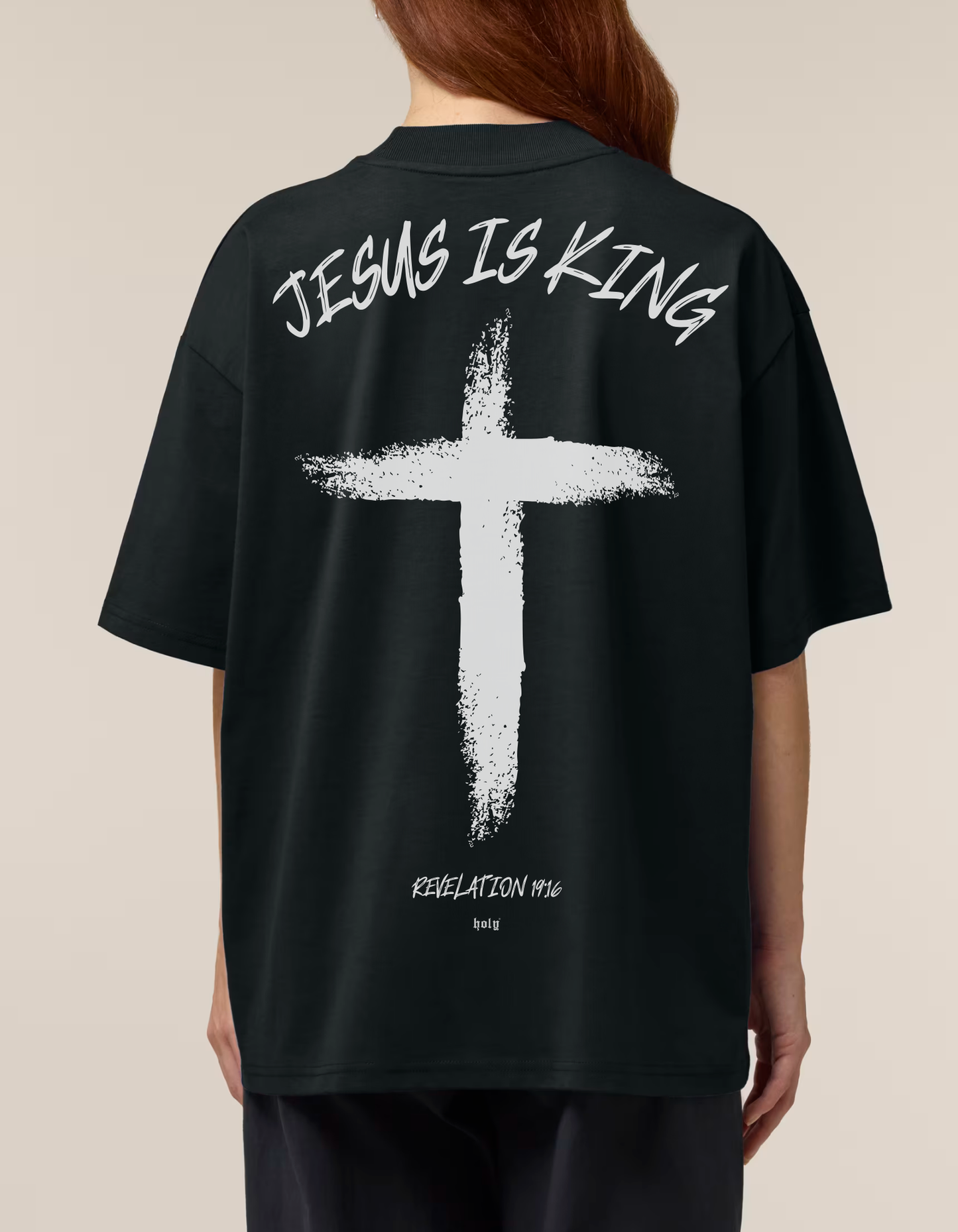 Jesus is King - Oversize T-Shirt (Premium)