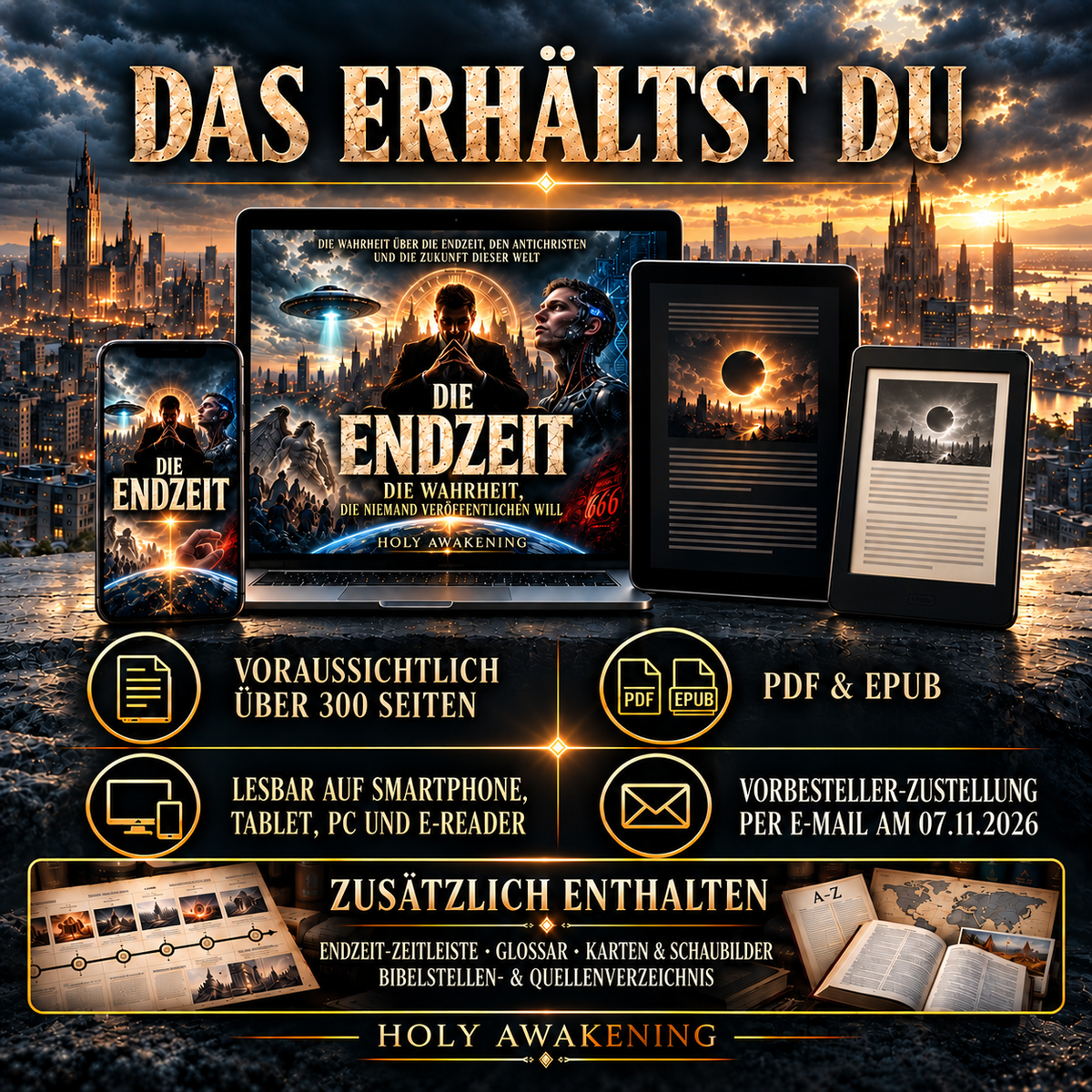 DAS GEHEIMNIS DER ENDZEIT – E‑Book (Vorbestellung)